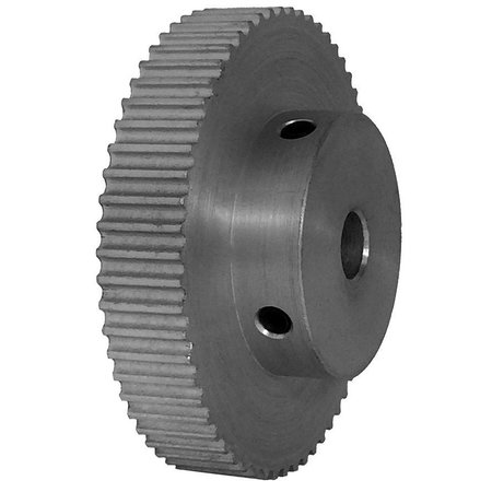 B B MANUFACTURING 60-3P06M6A8, Timing Pulley, Aluminum, Clear Anodized,  60-3P06M6A8